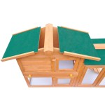 vidaXL Cușcă de exterior pentru iepuri, adăpost animale mici, lemn vidaXL Cușcă de exterior pentru iepuri, adăpost animale mici, lemn