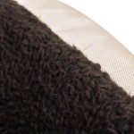 vidaXL Pat pentru câini călduros cu pernă căptușită, M