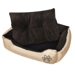 vidaXL Pat pentru câini călduros cu pernă căptușită, XL vidaXL Pat pentru câini călduros cu pernă căptușită, XL