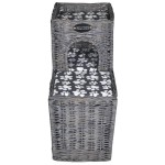 vidaXL Casă ansamblu de pisici/pat/stâlp de zgâriat, cu pernă, răchită vidaXL Casă ansamblu de pisici/pat/stâlp de zgâriat, cu pernă, răchită