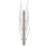 vidaXL Set bandă cu țepi antipăsări cu 2 rânduri, 6 buc., plastic, 3 m