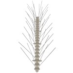 vidaXL Set bandă cu țepi antipăsări cu 4 rânduri, 6 buc., plastic, 3 m vidaXL Set bandă cu țepi antipăsări cu 4 rânduri, 6 buc., plastic, 3 m