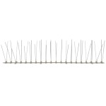vidaXL Set bandă cu țepi antipăsări cu 4 rânduri, 6 buc., plastic, 3 m vidaXL Set bandă cu țepi antipăsări cu 4 rânduri, 6 buc., plastic, 3 m