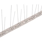 vidaXL Set bandă cu țepi antipăsări cu 2 rânduri, 6 buc., oțel, 3 m