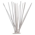 vidaXL Set bandă cu țepi antipăsări cu 5 rânduri, 6 buc., oțel, 3 m vidaXL Set bandă cu țepi antipăsări cu 5 rânduri, 6 buc., oțel, 3 m