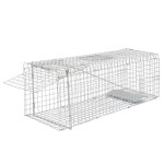 vidaXL Cușcă galvanizată tip capcană, 80 cm vidaXL Cușcă galvanizată tip capcană, 80 cm