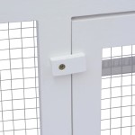 vidaXL Cușcă pentru iepuri și alte animale, cu două niveluri, lemn