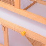 vidaXL Cușcă pentru iepuri și alte animale de exterior, lemn