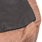 vidaXL Pat pentru câini cu pernă, bej, mărime S, piele ecologică PU vidaXL Pat pentru câini cu pernă, bej, mărime S, piele ecologică PU