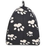 vidaXL Pat pentru pisici, negru, mărime L