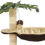 vidaXL Ansamblu pisici cu stâlpi funie sisal, 50 cm, bej și maro vidaXL Ansamblu pisici cu stâlpi funie sisal, 50 cm, bej și maro