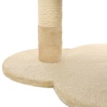 vidaXL Ansamblu pisici cu stâlpi funie sisal, 50 cm, bej și maro vidaXL Ansamblu pisici cu stâlpi funie sisal, 50 cm, bej și maro