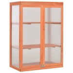 vidaXL Seră, 75x47x109 cm, lemn vidaXL Seră, 75x47x109 cm, lemn