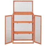 vidaXL Seră, 75x47x109 cm, lemn vidaXL Seră, 75x47x109 cm, lemn