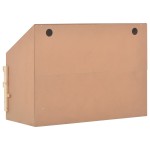 vidaXL Cuibar găin cu 3 compartimente, 93x40x65 cm, lemn masiv pin vidaXL Cuibar găin cu 3 compartimente, 93x40x65 cm, lemn masiv pin