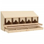 vidaXL Cuibar găini cu 5 compartimente 117x33x54 cm lemn masiv pin vidaXL Cuibar găini cu 5 compartimente 117x33x54 cm lemn masiv pin