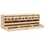 vidaXL Cuibar găini cu 5 compartimente, 117x33x38 cm, lemn masiv pin vidaXL Cuibar găini cu 5 compartimente, 117x33x38 cm, lemn masiv pin
