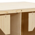 vidaXL Cuibar găini cu 5 compartimente, 117x33x38 cm, lemn masiv pin vidaXL Cuibar găini cu 5 compartimente, 117x33x38 cm, lemn masiv pin