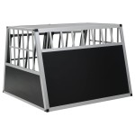 vidaXL Cușcă de câini cu ușă dublă, 94 x 88 x 69 cm vidaXL Cușcă de câini cu ușă dublă, 94 x 88 x 69 cm