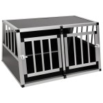 vidaXL Cușcă de câini cu ușă dublă, 89 x 69 x 50 cm vidaXL Cușcă de câini cu ușă dublă, 89 x 69 x 50 cm
