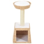 vidaXL Ansamblu pentru pisici, stâlp cu funie de sisal, iarbă de mare vidaXL Ansamblu pentru pisici, stâlp cu funie de sisal, iarbă de mare