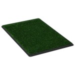 vidaXL Toaletă animale companie tavă & gazon artificial 76x51x3cm WC vidaXL Toaletă animale companie tavă & gazon artificial 76x51x3cm WC