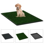 vidaXL Toaletă animale companie tavă & gazon artificial 76x51x3cm WC vidaXL Toaletă animale companie tavă & gazon artificial 76x51x3cm WC