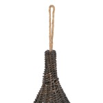 vidaXL Casă de pisici cu pernă, gri, 40x60 cm, salcie naturală, teepee