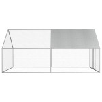 vidaXL Coteț de păsări pentru exterior, 2,75x4x1,92 m, oțel galvanizat vidaXL Coteț de păsări pentru exterior, 2,75x4x1,92 m, oțel galvanizat