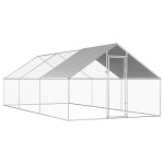 vidaXL Coteț de păsări pentru exterior, 2,75x6x1,92 m, oțel galvanizat vidaXL Coteț de păsări pentru exterior, 2,75x6x1,92 m, oțel galvanizat