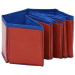 vidaXL Piscină pentru câini pliabilă, roșu, 80 x 20 cm, PVC vidaXL Piscină pentru câini pliabilă, roșu, 80 x 20 cm, PVC