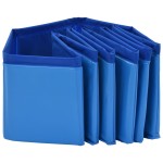 vidaXL Piscină pentru câini pliabilă, albastru, 80 x 20 cm, PVC vidaXL Piscină pentru câini pliabilă, albastru, 80 x 20 cm, PVC