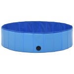 vidaXL Piscină pentru câini pliabilă, albastru, 120 x 30 cm, PVC vidaXL Piscină pentru câini pliabilă, albastru, 120 x 30 cm, PVC