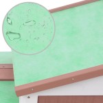 vidaXL Cușcă mare exterior pt. iepuri, maro și alb, 145x45x84 cm, lemn vidaXL Cușcă mare exterior pt. iepuri, maro și alb, 145x45x84 cm, lemn