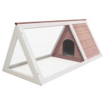 vidaXL Cușcă pentru iepuri și alte animale, maro, lemn vidaXL Cușcă pentru iepuri și alte animale, maro, lemn
