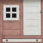 vidaXL Coteț de păsări, cafeniu, 170x81x110 cm, lemn masiv pin & brad