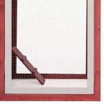 vidaXL Coteț de păsări, roșu, 170 x 81 x 110 cm, lemn masiv pin & brad vidaXL Coteț de păsări, roșu, 170 x 81 x 110 cm, lemn masiv pin & brad