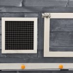 vidaXL Cușcă iepuri, gri/alb,140 x 63 x 120 cm, lemn masiv de brad