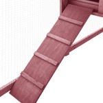 vidaXL Cușcă iepuri exterior, spațiu de joacă, cafeniu/alb, lemn brad vidaXL Cușcă iepuri exterior, spațiu de joacă, cafeniu/alb, lemn brad