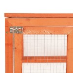vidaXL Cușcă de iepuri, 183 x 90 x 46,5 cm, lemn masiv de brad vidaXL Cușcă de iepuri, 183 x 90 x 46,5 cm, lemn masiv de brad