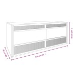 vidaXL Terariu, 120x50x50 cm, lemn prelucrat vidaXL Terariu, 120x50x50 cm, lemn prelucrat