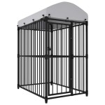 vidaXL Padoc pentru câini de exterior, cu acoperiș, 150 x 100 x 175 cm vidaXL Padoc pentru câini de exterior, cu acoperiș, 150 x 100 x 175 cm