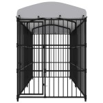 vidaXL Padoc pentru câini de exterior, cu acoperiș, 300 x 150 x 210 cm vidaXL Padoc pentru câini de exterior, cu acoperiș, 300 x 150 x 210 cm