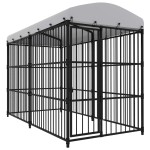vidaXL Padoc pentru câini de exterior, cu acoperiș, 300 x 150 x 210 cm vidaXL Padoc pentru câini de exterior, cu acoperiș, 300 x 150 x 210 cm