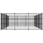 vidaXL Padoc de exterior pentru câini, 450x450x185 cm vidaXL Padoc de exterior pentru câini, 450x450x185 cm
