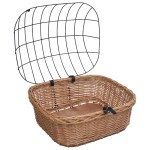 vidaXL Coș frontal bicicletă cu capac, 50x45x35 cm, salcie naturală vidaXL Coș frontal bicicletă cu capac, 50x45x35 cm, salcie naturală