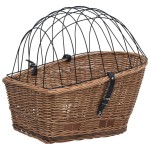 vidaXL Coș portbagaj bicicletă cu capac 55x31x36 cm, răchită naturală vidaXL Coș portbagaj bicicletă cu capac 55x31x36 cm, răchită naturală