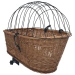 vidaXL Coș portbagaj bicicletă cu capac 55x31x36 cm, răchită naturală vidaXL Coș portbagaj bicicletă cu capac 55x31x36 cm, răchită naturală