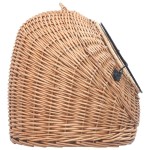 vidaXL Coș de transport pisici, 45 x 35 x 35 cm, răchită naturală vidaXL Coș de transport pisici, 45 x 35 x 35 cm, răchită naturală