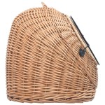 vidaXL Coș transport pentru pisici, 60x45x45 cm, răchită naturală vidaXL Coș transport pentru pisici, 60x45x45 cm, răchită naturală
